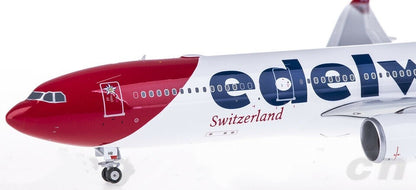1:200 32CM Phoenix Edelweiss AIRBUS A330-300 Airplane Diecast Model