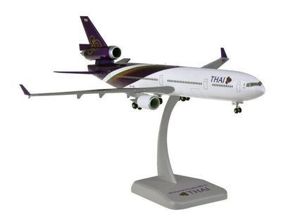 1:200 31CM Hogan THAI McDonnell Douglas MD-11 Passenger Plane ABS Plastic Model