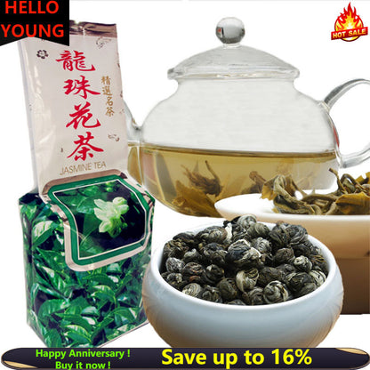 250g Top Grade 100% JASMINE DRAGON PEARLS TEA Natural Jasmine Flower Green Tea