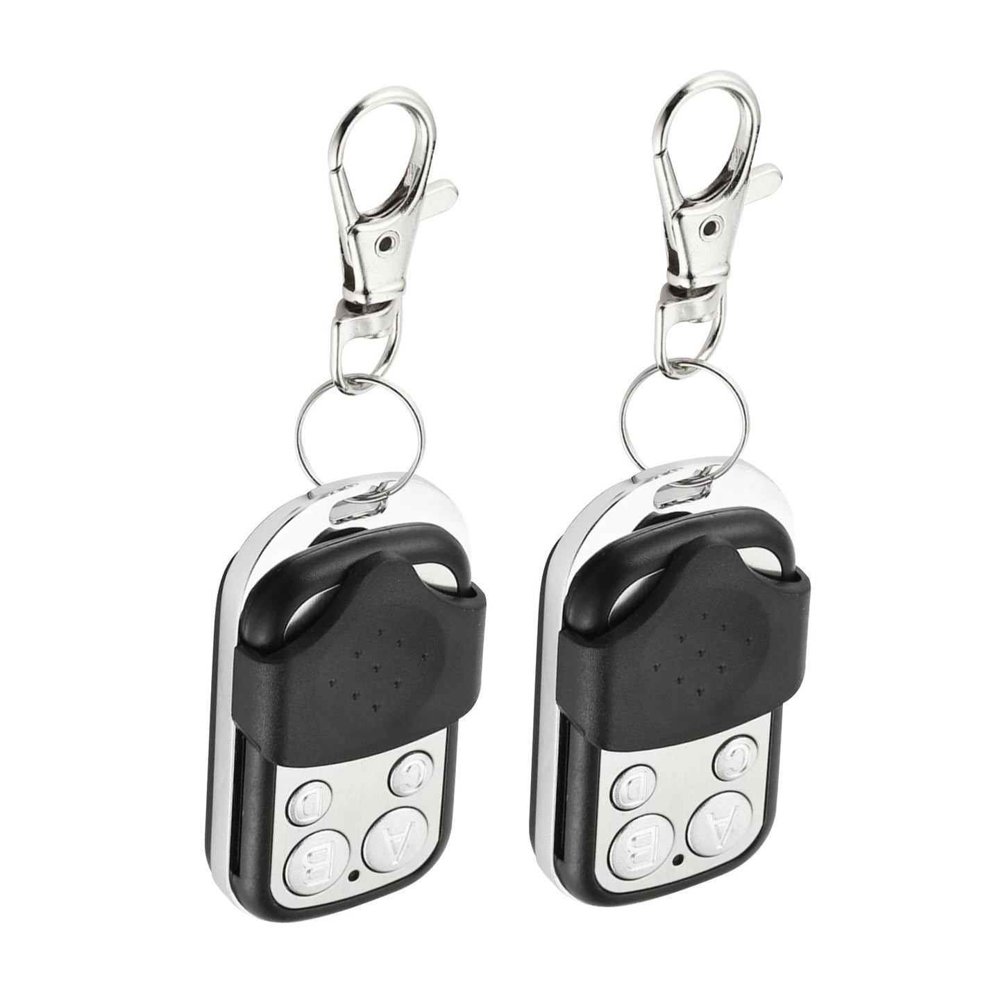 2Pcs 4-Button Selflearning Remote Control Gate Garage Opener Wireless Control/
