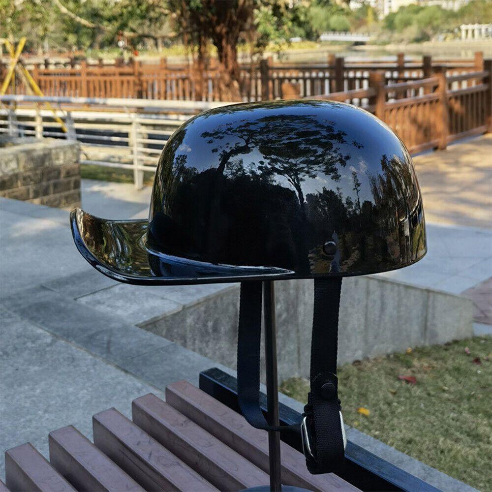 Motorcycle Helmet Face Half Open Scooter DOT Retro Jet Baseball Cap Moped Helmet