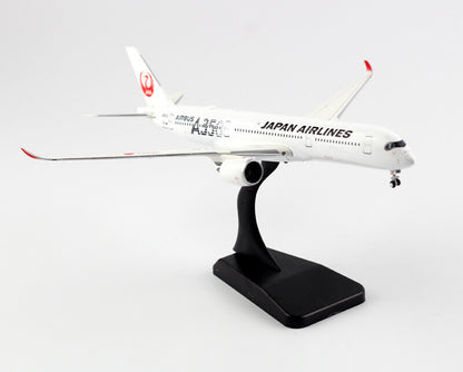 JC Wings Japan Airlines For Airbus A350-900XWB JA02XJ Silver 1/400 plane model