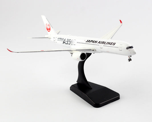 JC Wings Japan Airlines For Airbus A350-900XWB JA02XJ Silver 1/400 plane model