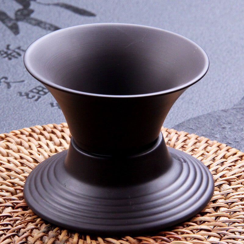 Tea Strainer & Holder Chinese Zisha Purple Clay Filter Net For Tea Accessories