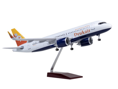 47CM 1:80 Drukair AIRBUS A320neo Airplane Landing Gears Resin Aircraft Model