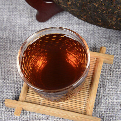 Yunnan Pu'er Tea Ancient Tree Ripe Tea Cake 100g Ripe Tea Ancient Tree Ripe Tea