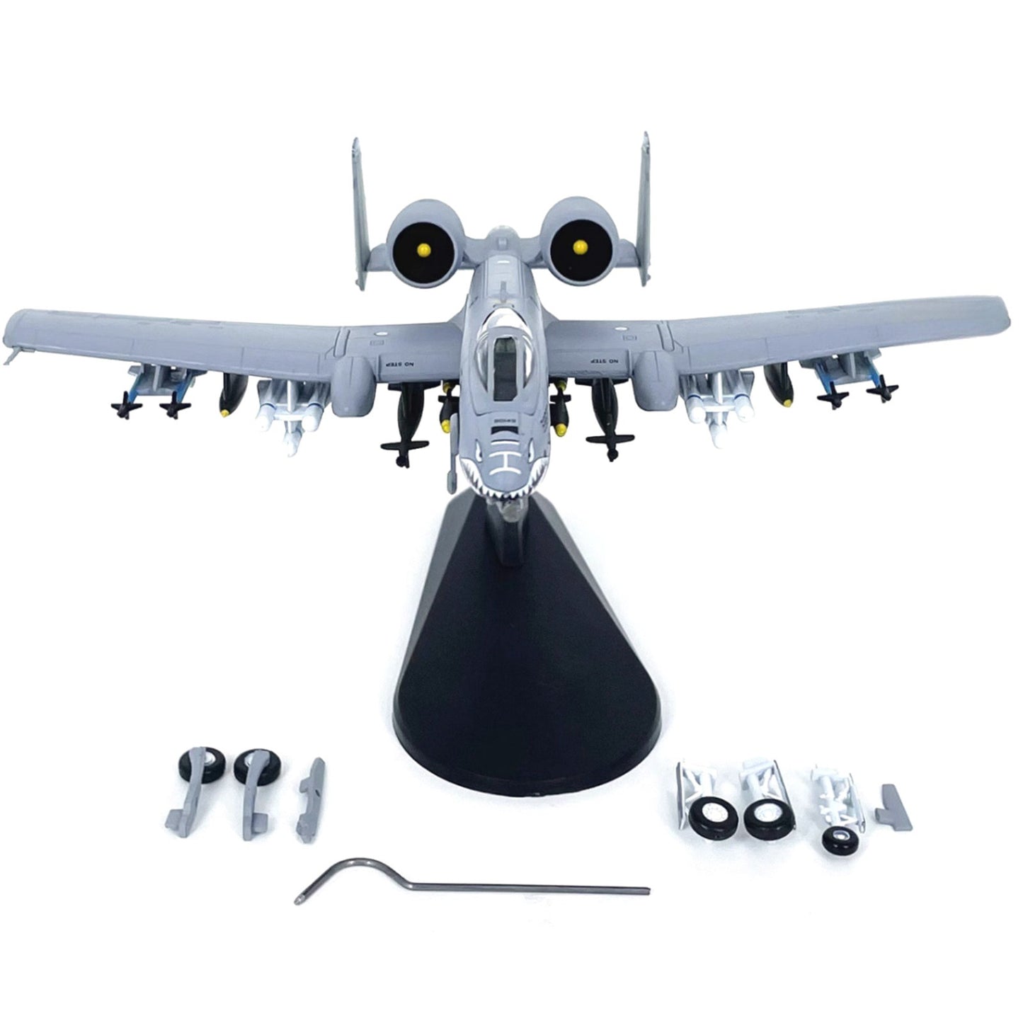 1:100 Scale US A-10A Attack Plane Finished Prototype Military Airplane Model