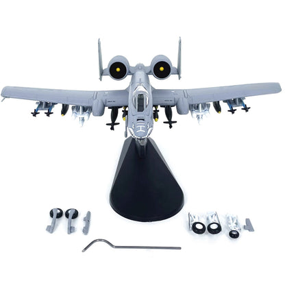 1:100 Scale US A-10A Attack Plane Finished Prototype Military Airplane Model