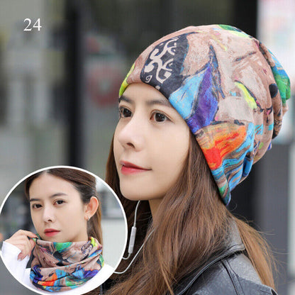 Beanie Hat Mens Ladies Womens Slouchy Warm Ski Skull Cap Hair Loss Turban Hat*US