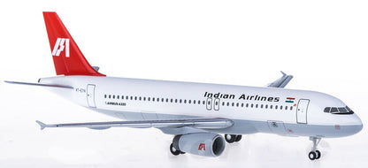 1:200 Hogan Indian Airlines AIRBUS A320 Passenger Airplane ABS Plastic Model