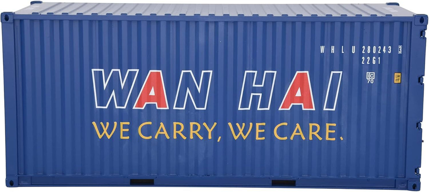 1:20 WAN HAI Shipping Container Model Abs Resin & Wood Toy Home Decoration Gift