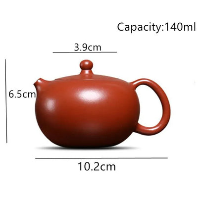 Chinese Yixing Teapot Handmade Zisha Xishi Tea Pot Beauty Tea Infuser Kettle