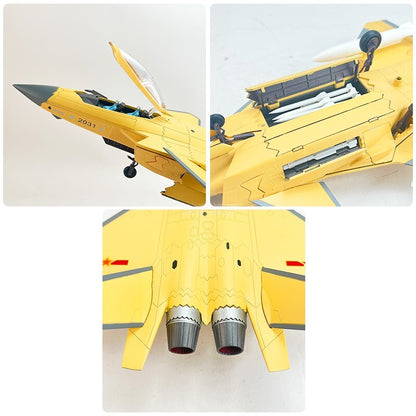 1:45 45CM J-20S Stealth Fighter Jet Aeroplane Diecast Military Aircraft Model