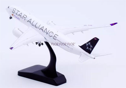 for JC Wings for Thai Airways for Airbus A350-900 HS-THQ Flaps down 1:400 model