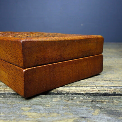 11.8"Antique Chinese Natural Rosewood Handmade Exquisite Dragon Stationery Boxes