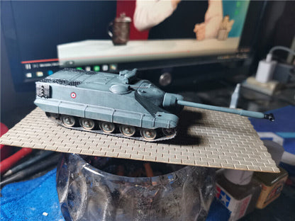 Homemade 1/72 French AMX-50 Fuxi Tank Military Jagdpanther Finished Model