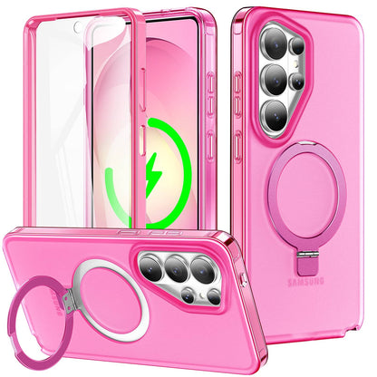 For Samsung Galaxy S26/S26 Ultra/S26 Plus Full Body Case with Magnetic Stand