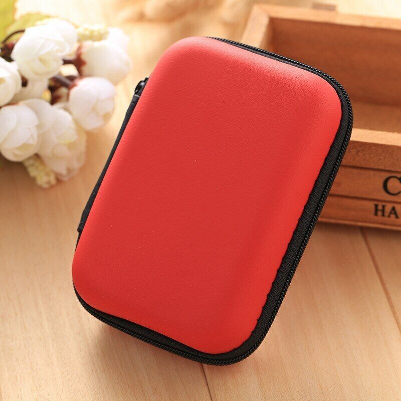 Unisex Mini Wallets Card Coin Purse Pouch Bags Portable Key Earphone Line Case
