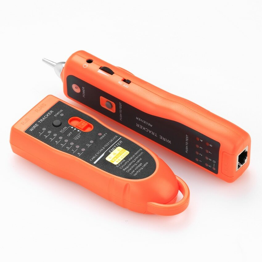 Diagnose Tester XQ-350 for UTP STP Cat5 Cat6 RJ45 LAN Network Cable Line Finder