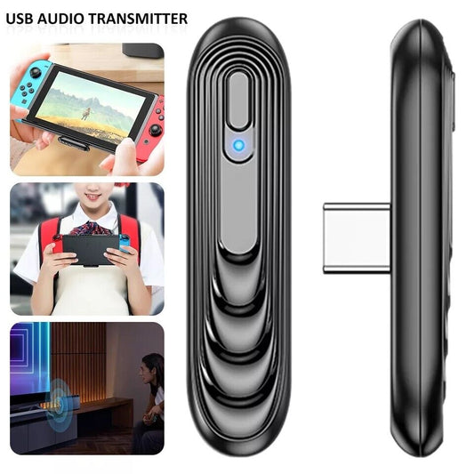 Adaptador Bluetooth de Juegos Receptor de audio para TV Nintendo Switch PS4 PC