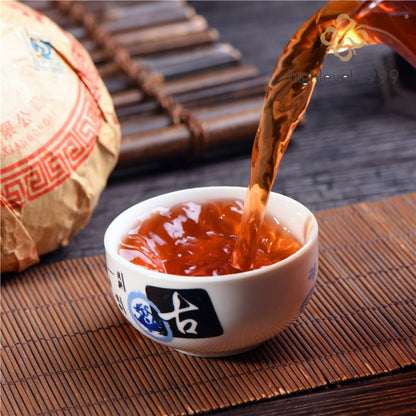 250g Ripe Pu'er Tuo Tea Yunnan Menghai Dark Tea Compressed Aged Dried Leaf Tea