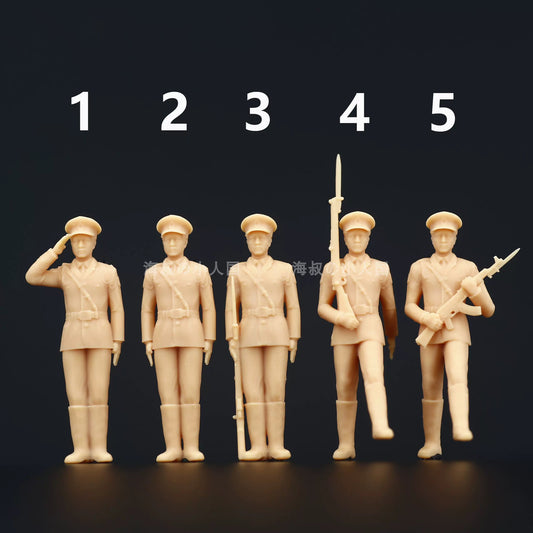 1/64/43 scale the Soldiers rituals Mini Figures white Model