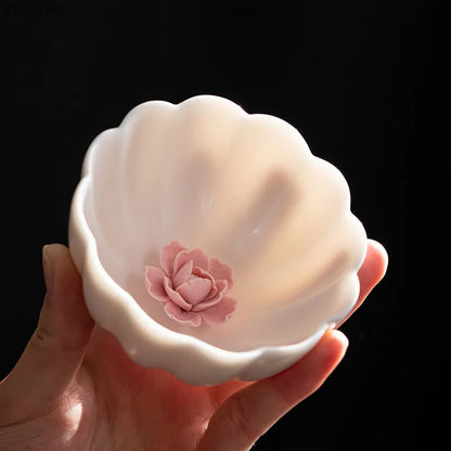 Ru Kiln Tea Cup Ceramic Single Cup Master Cup Kung Fu Tea Set Tea Table Tea Set