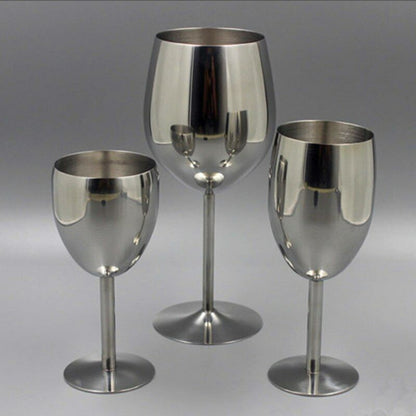 2Pcs Stainless Steel Wine Glass Bar Wine Glass Charms Alcohol Cocktail Drinkware