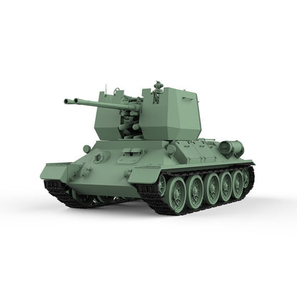 SSMODEL SS72751 1/72 Military Model Parts Soviet T-34 Anti Aircraft Tank