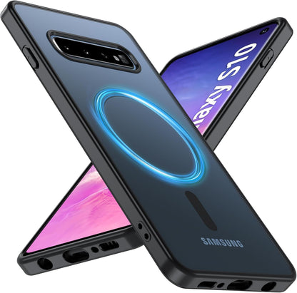 Magnetic for Samsung Galaxy S10 Case, Compatible with Magsafe, Shockproof Milita