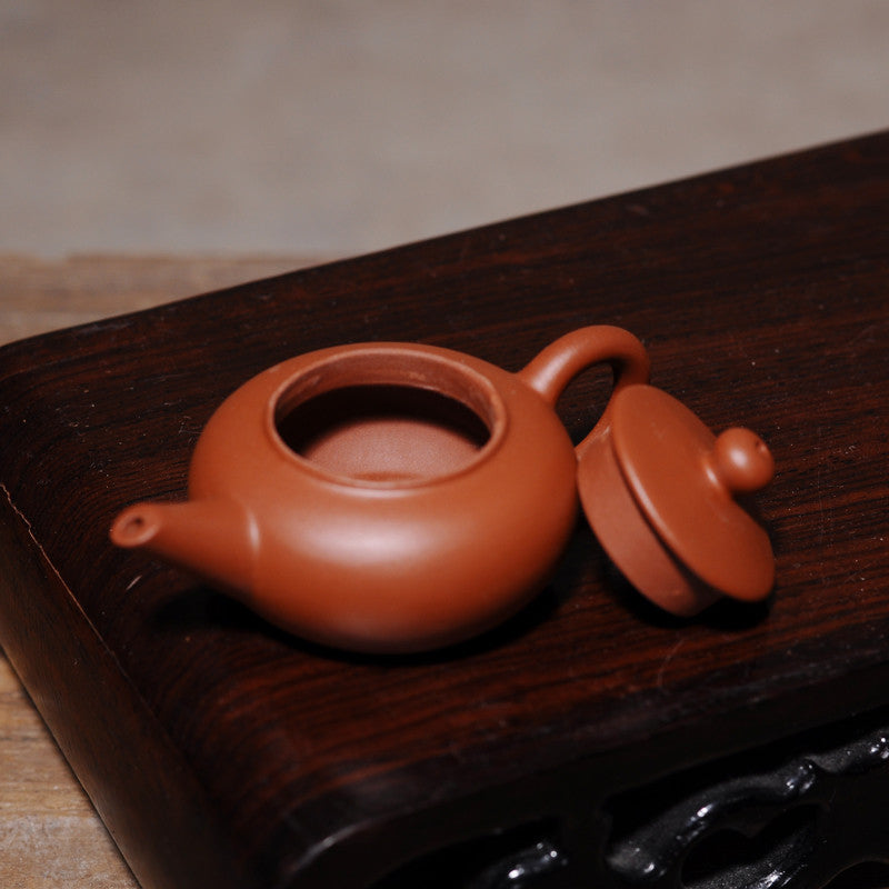 Mini Tea Pot Yixing Zisha Purple Clay Tea Pet Xishi Pot Mini Size Decoration