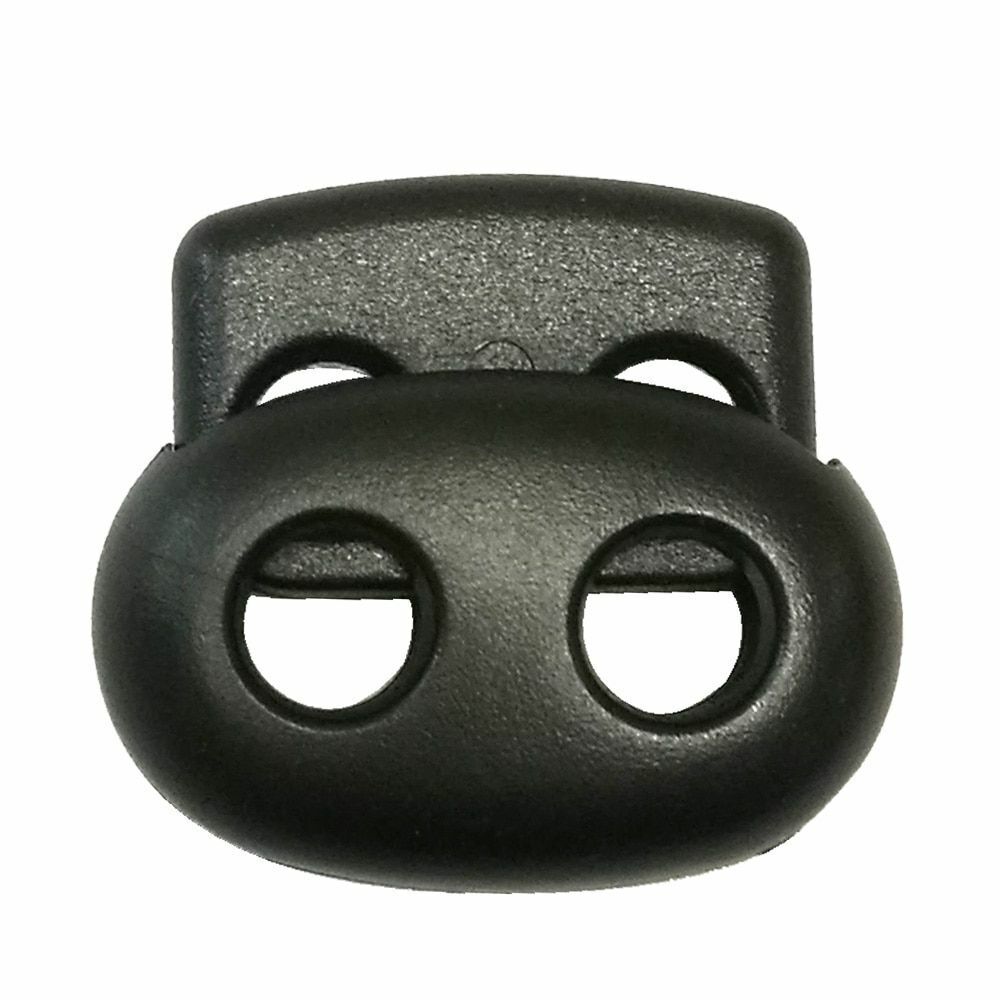 10/50PCS 5mm Hole Spring Cord Locks Plastic Stopper Sliders Clip bungee Camping