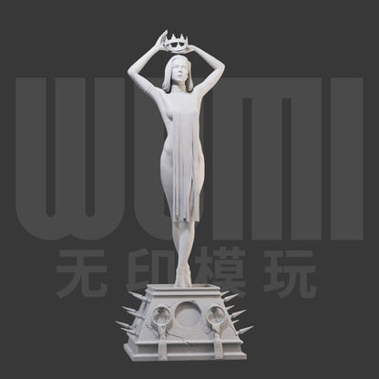 1/24 resin figures model A girl wearing a crown Unassembled unpainted