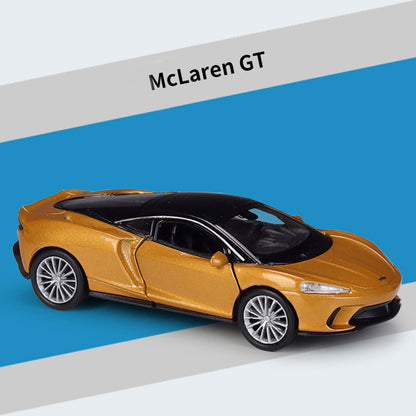 1/36 McLaren GT Model Car Metal Diecast Toy Cars Boys Toys for Kids Gifts Gold