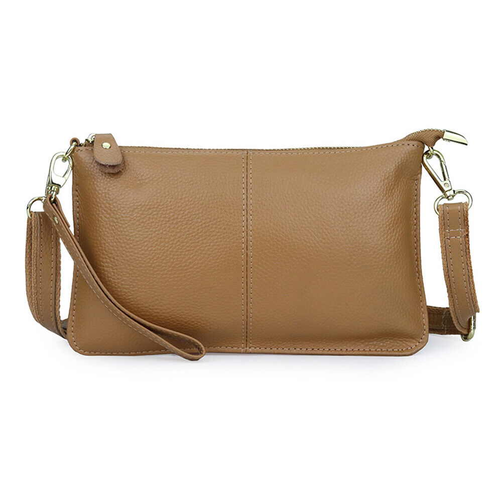 Women Genuine Leather Clutch Messenger Handbag Crossbody Shoulder Bag Purse