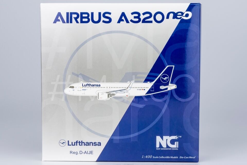 1:400 NG Model Lufthansa AIRBUS A320neo Passenger Plane Diecast Aircraft Model