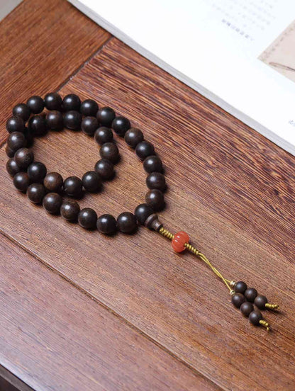 10mm Chinese Natural Eaglewood Handmade Exquisite Bracelets 31328