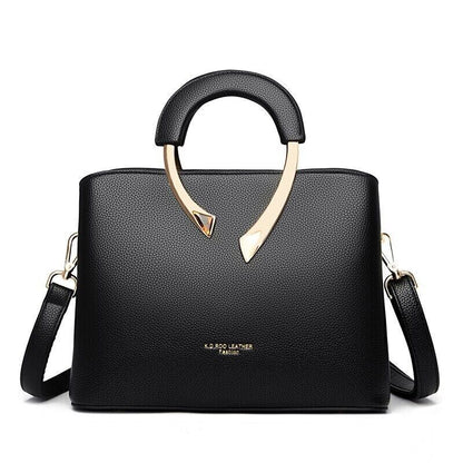 High Quality Leather Luxury Vintage Messenger Women Crossbody Shoulder Handbags