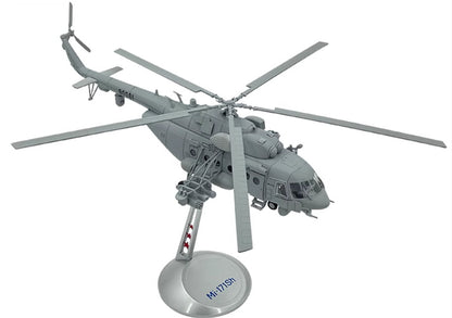 1:48 52CM China Mi-171Sh Military Transport Aircraft Helicopter Diecast Model