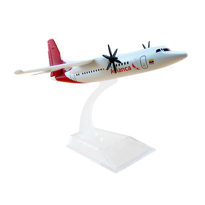 1:200 Air White Colombia Avianca FOK F50 Airlines Plane Diecast Model Ornaments