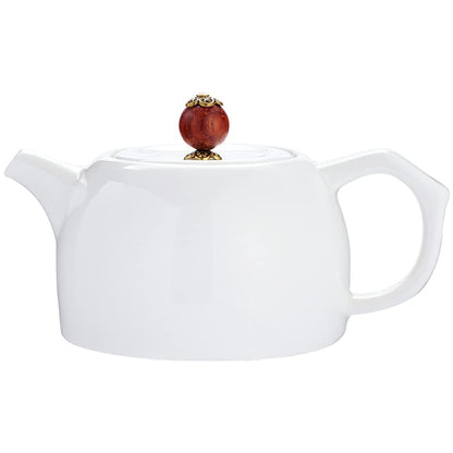 220ml Porcelain Teapot KungFu Tea Set Household Handmade XiShi Pot Filter Kettle