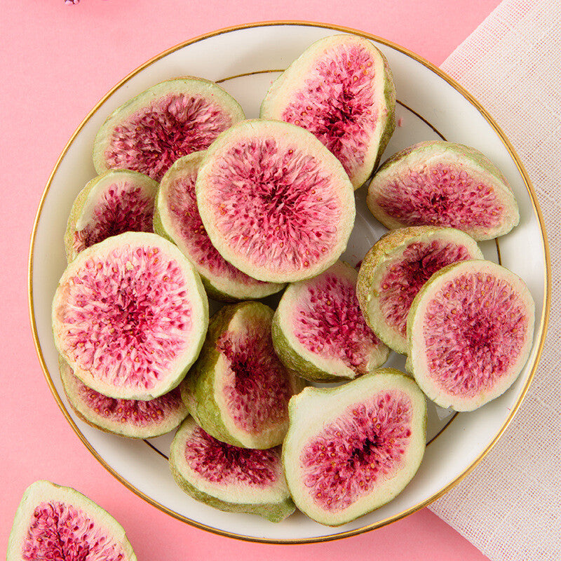 Freeze-Dried Figs Ready to Eat Fruit Crisps Dehydrated Bulk Snacks