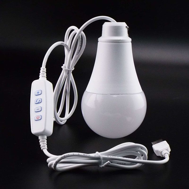 Reading Night Lamps USB LED Bulb Light Portable Outdoor Camping Home Lighting 5V