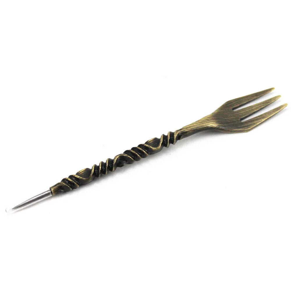 Hookah Fork With Pecker Retro Aluminum Foil Hole Puncher 2-In-1 Shisha Accessory