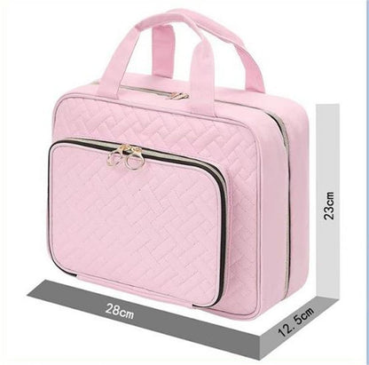 Cosmetics Storage Bag Travel Waterproof Folded Large Hanging Makeup Bags Nylon