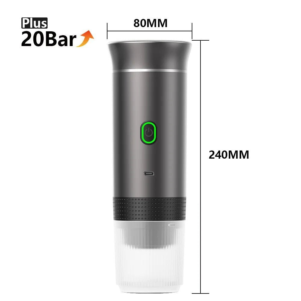 Portable Espresso Machine - 3-in-1 Travel Coffee Maker