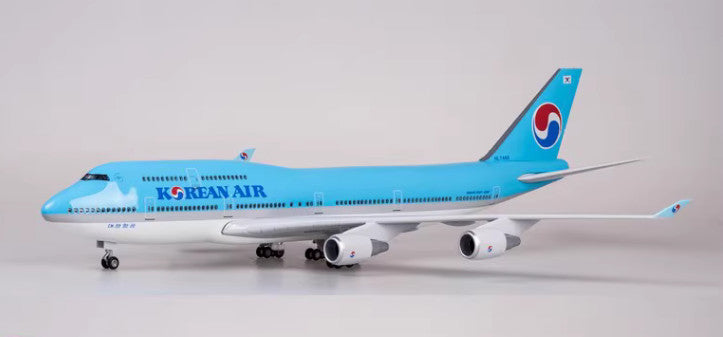 47CM 1:150 KOREAN AIR BOEING 747-400 Airplane Landing gears Resin Plane Model