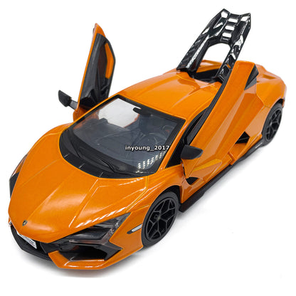 1/24 Lamborghini Revuelto Model Car Diecast Toy Vehicle Toys for Kids Orange