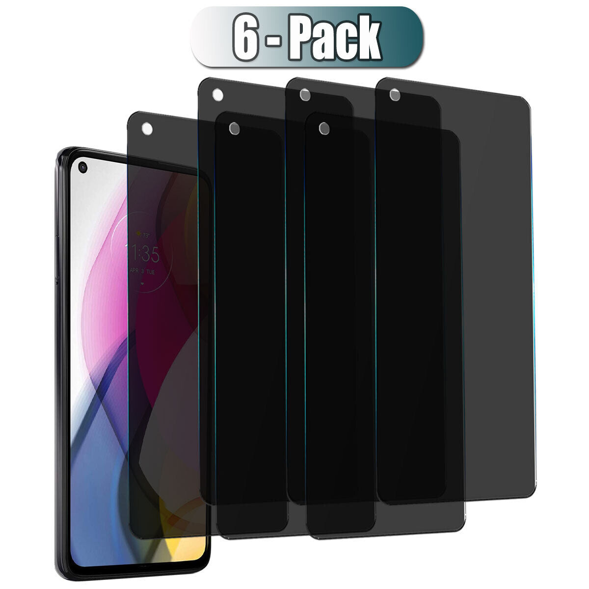 For Motorola Moto G Stylus 2021 Privacy Tempered Glass Anti-Spy Screen Protector