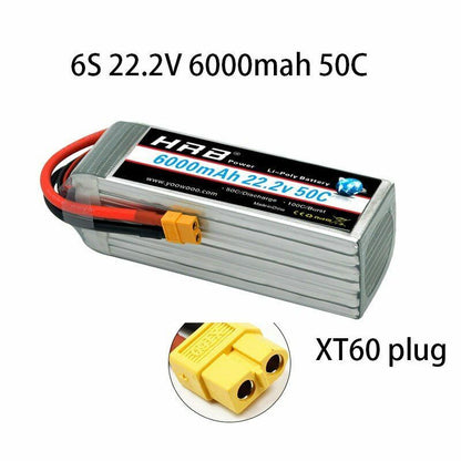 RC Lipo Battery 2S 3S 4S 6S 11.1v 22.2v 5000mah 6000mah 3300mah 2200mah 4200mah